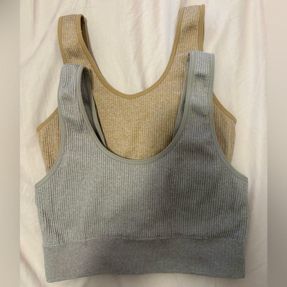 Aerie XS & XXS bralette / sports bra duo